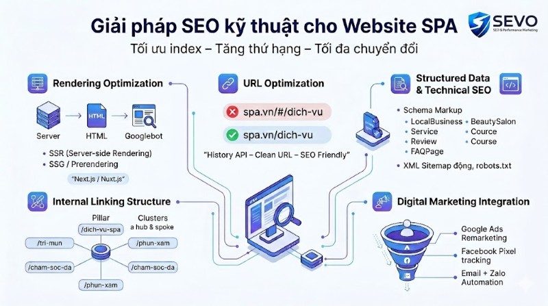 Giải pháp SEO kỹ thuật cho website SPA