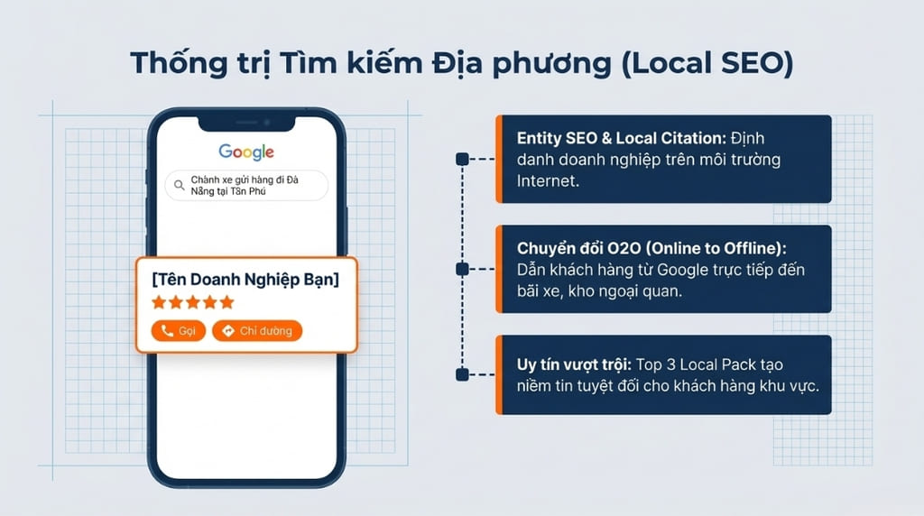 SEO Google Maps (Local SEO) cho doanh nghiệp vận tải