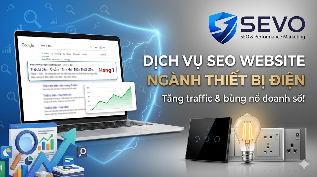 SEO website ngành thiết bị điện