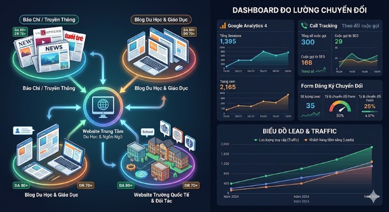 Bước 5: Thúc đẩy tín hiệu Off-page và đo lường chuyển đổi