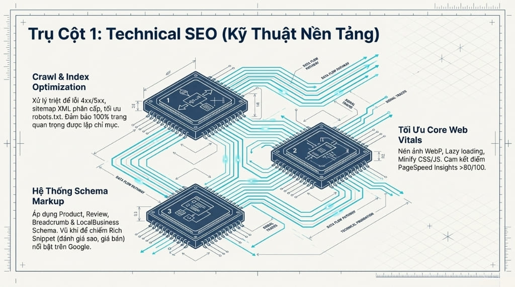Tối ưu cấu trúc website bằng kỹ thuật Technical SEO