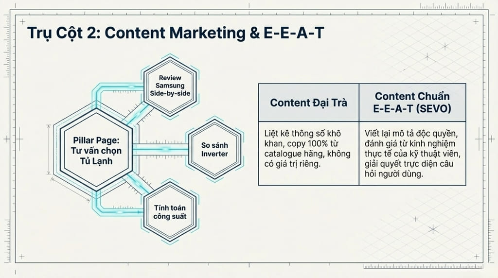 Chiến lược Content Marketing theo tiêu chuẩn E-E-A-T