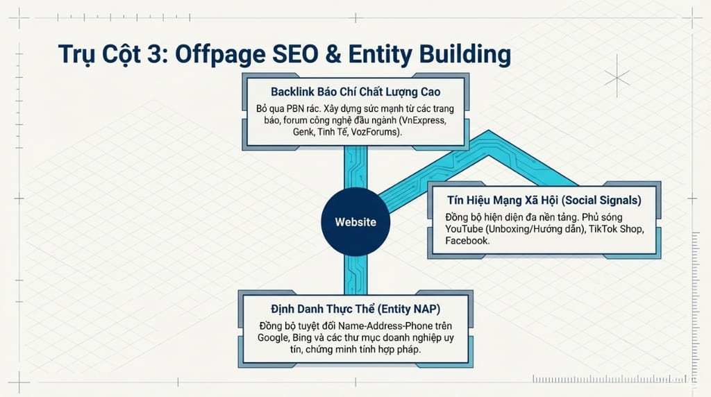 Quảng bá thương hiệu và xây dựng Entity với Offpage SEO