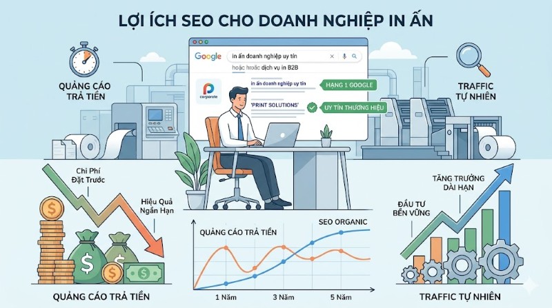 4 lợi ích dịch vụ SEO in ấn mang lại cho doanh nghiệp