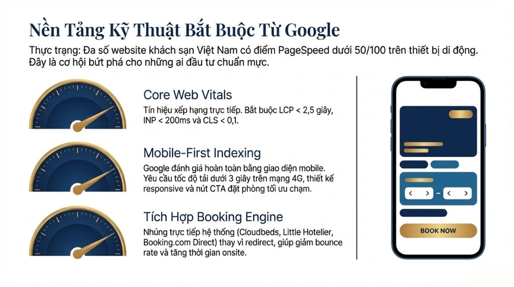 Tối ưu Core Web Vitals và tốc độ tải trang