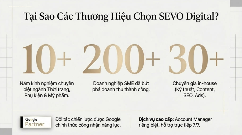 Tại sao nên chọn SEVO Digital Tại sao nên chọn SEVO Digital